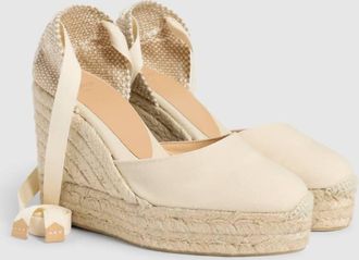 Castaner Womens Carina Wedge Espadrille In Ivory