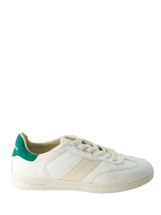 Woolrich White Doubleu Leather Sneakers