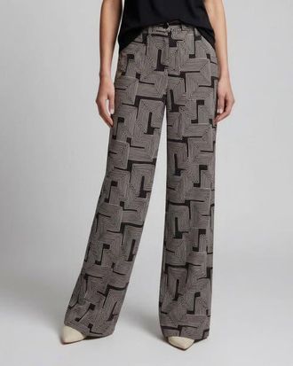 Lords of Harlech Inter Twine Womens Wide-leg Pant in Inter Twine Black at Nordstrom, Size Xx-Large