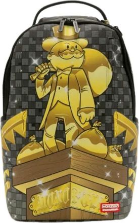 Sprayground x Monopoly Statue Backpack Gold Black G6917-64