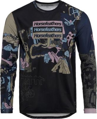 Horsefeathers Quantum L/S Bike Jersey Velotrikot f&uuml;r Herren | schwarz
