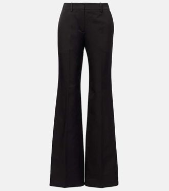 Magda Butrym Cotton and silk flared pants