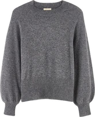 Bellerose Round-neck Truien - Dames - Ronde hals truien - Grijs - M - Truien & Vesten