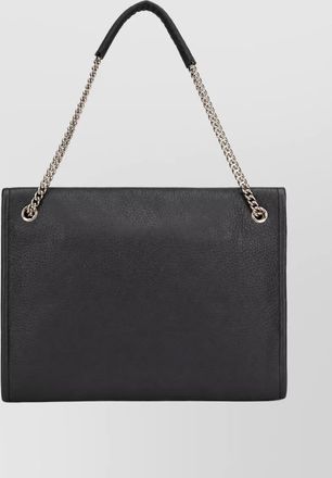 Orciani leather venus midi shoulder bag