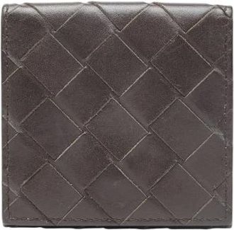 Bottega Veneta Pre-owned Wallets, female, Brown, Size: ONE SIZE Pre-owned Intrecciato Leather Coin Case