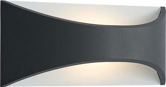 Lindby Lindby - led Outdoor Wall Light Mathea made of Aluminium