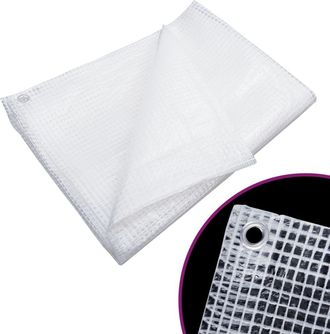 vidaXL Lona De Gasa De Vuelta Blanco 140 G/m&sup2; 6x10 M Vidaxl
