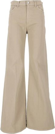 Dondup Amber Wide Jeans - Jeans - Mujer - Beige - W25