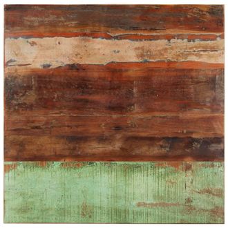 vidaXL Piano Tavolo Quadrato 80x80 Cm 15-16 Mm In Legno Di Recupero - Vidaxl