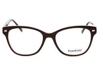 Bebe BB5194 Animal Print Eyeglasses - Brown