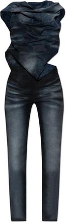 Diesel Jumpsuit - Dames - Jumpsuits - Blauw - S - Katoen - Jumpsuits & Playsuits