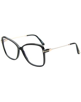 Tom Ford Womens Ft5953-B Blue Light Blocking 55Mm Optical Frames