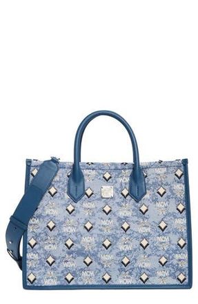 MCM Aren Tote in Blue at Nordstrom Rack