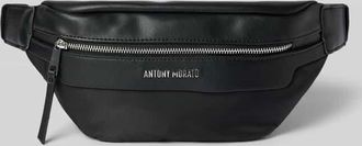 Antony Morato Bauchtasche mit Label-Detail in Black, Gr&ouml;&szlig;e 1