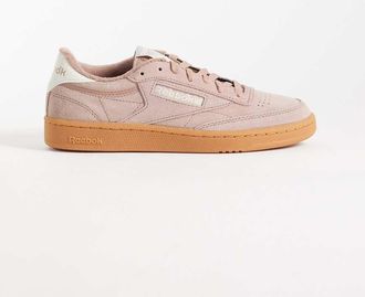 Reebok Club C 85 sneakers marroni con suola in gomma-Marrone