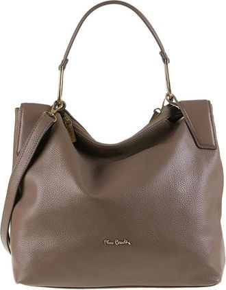 Pierre Cardin Dollaro Schoudertas - Dames - Schoudertassen - Beige - ONE Size - Katoen - Tassen