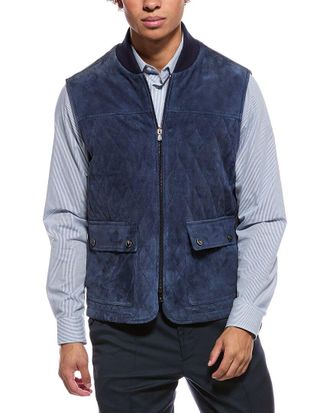 Isaia Suede Vest