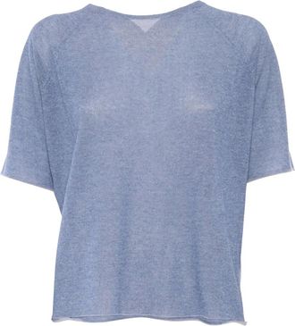 KANGRA Top con maniche raglan - Blu