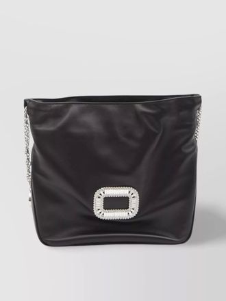 Roger Vivier pilgrim mini bag crystal buckle