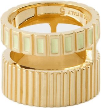 Ivi Seaside Collection Rings, female, Yellow, Size: 53 MM Slot Ring