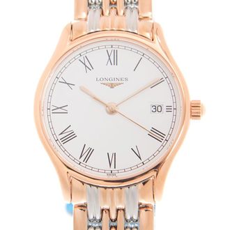 Longines Elegant Quartz White Dial Ladies Watch L4.259.1.11.7