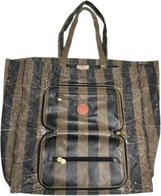 Fendi Pre-owned Weekend Bags, female, Multicolor, Size: ONE SIZE Pre-owned Leather Weekend Bag
