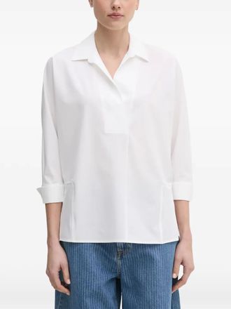 Joseph Ribkoff Blusa con scollo a V - Bianco
