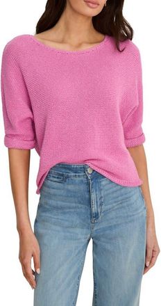 Nic+Zoe Crimpy Roll Sleeve Sweater in Crocus at Nordstrom, Size Xx-Large
