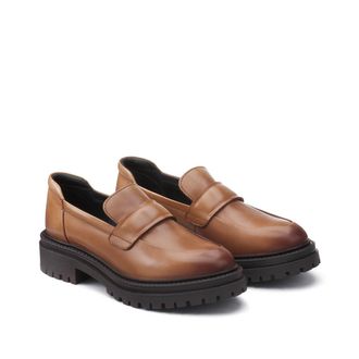 Geox Ademende loafers in leer Iridea