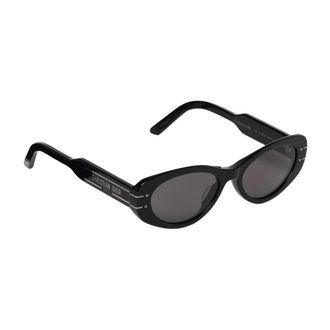 Dior Sunglasses, female, Black, ONE SIZE, Signature B8U Oval Sunglasses