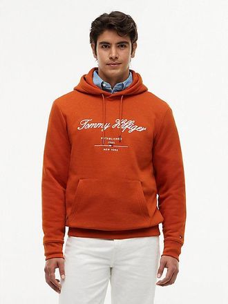 Tommy Hilfiger Logo Embroidery Fleece Hoody