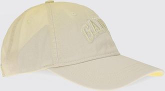 Ganni Cappello da baseball in cotone biologico bicolor con logo ricamato