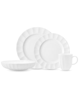 Fortessa Bloom Bone China 16pc Dinnerware Set (Service For 4)