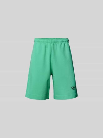 VETEMENTS Sweatshorts mit Label-Print in Neon Gruen, Gr&ouml;&szlig;e XS