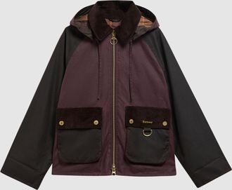 Barbour Veste Carville Wax Rustic Bordeaux Muted