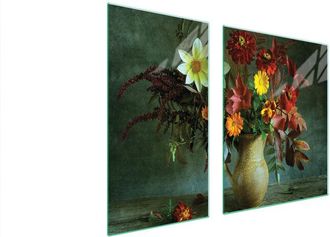 OEM Placa Protectora De Vidrio Para Estufa 90x52 Flores