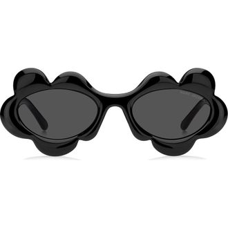 Marc Jacobs 54mm Irregular Sunglasses in Black/Grey at Nordstrom