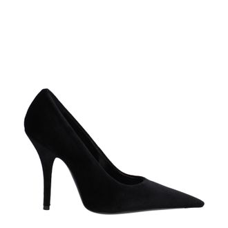 Balenciaga ブラック パンプス Balenciaga Leopold 70mm サテンパンプス | ブラック | FARFETCH JP