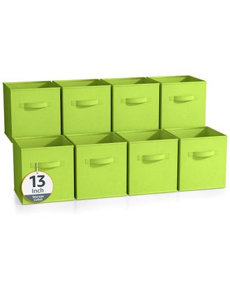Sorbus 13In 8 Pack Collapsible Fabric Storage Bins