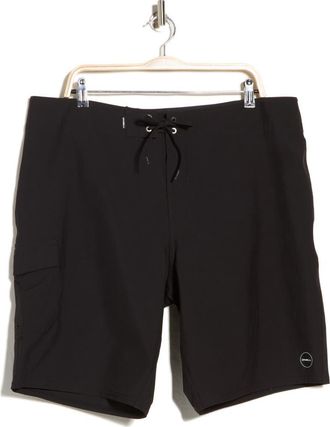 O'Neill Hyperfreak Divergent Water Resistant Swim Trunks in Black/black at Nordstrom Rack, Size 38
