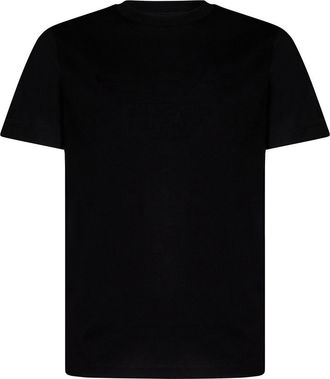 Emporio Armani Black cotton jersey t-shirt