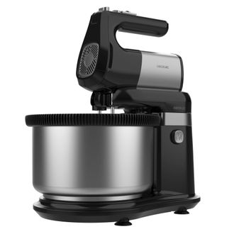 Cecotec Cecotec Batidora De Varillas Powertwist 500 Steel Double Spin. 500w, Bol Acero Inoxidable Giratorio 4l, 5 Velocidades Y Turbo