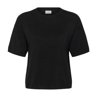 Saint Tropez Jersey de cuello redondo - Knitwear - Mujer - Negro - 2XL