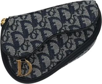 Dior Pre-owned Mini Bags, female, Blue, Size: ONE SIZE Pre-owned Vintage Pouch