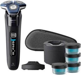 Philips Serie 7000 Afeitadora El&eacute;ctrica Negra Wet&dry