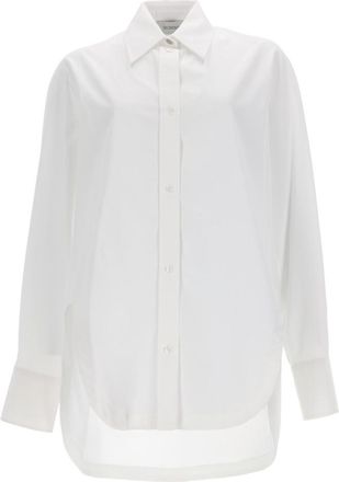 Sportmax White Oversized Solid Shirt