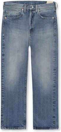 Fortela Unclejohn Japan Selvedge High-Waisted 5-Pocket Denim in Stone Wash at Nordstrom, Size 33 X 29