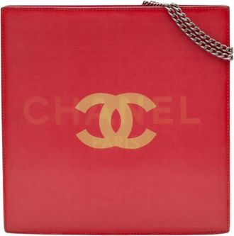 Chanel Pre-owned Leren Schoudertas - Dames - Vintage Schoudertas - Rood - ONE Size - Leer - Vintage