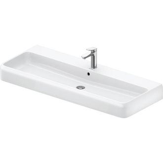 Duravit Lavabo Sobre Encimera Duravit Qatego, 1200x470mm, Con Rebosadero