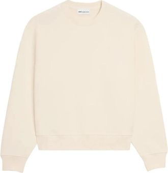 Ami De Coeur Embossed Sweatshirt - Heren - Sweatshirts - Beige - XL - Katoen - Hoodies & sweatvesten
